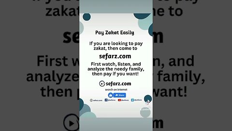 Pay Zakat Easily #socialmedia #religion #helpneedy #viralvideo #muslim #zakat #support #charity