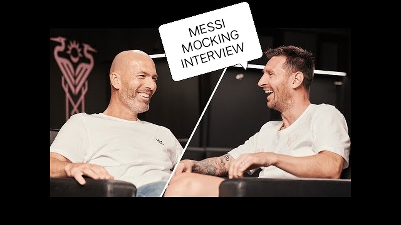 WHEN ZINEDINE ZIDANE MET LIONEL MESSI