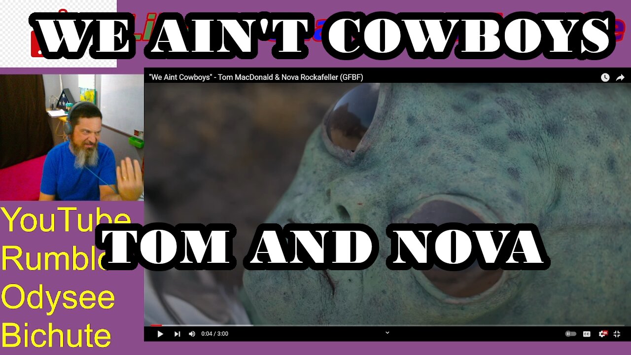 WE AIN'T COWBOYS Tom MacDonald Nova Rockafeller -Pitt Reacts