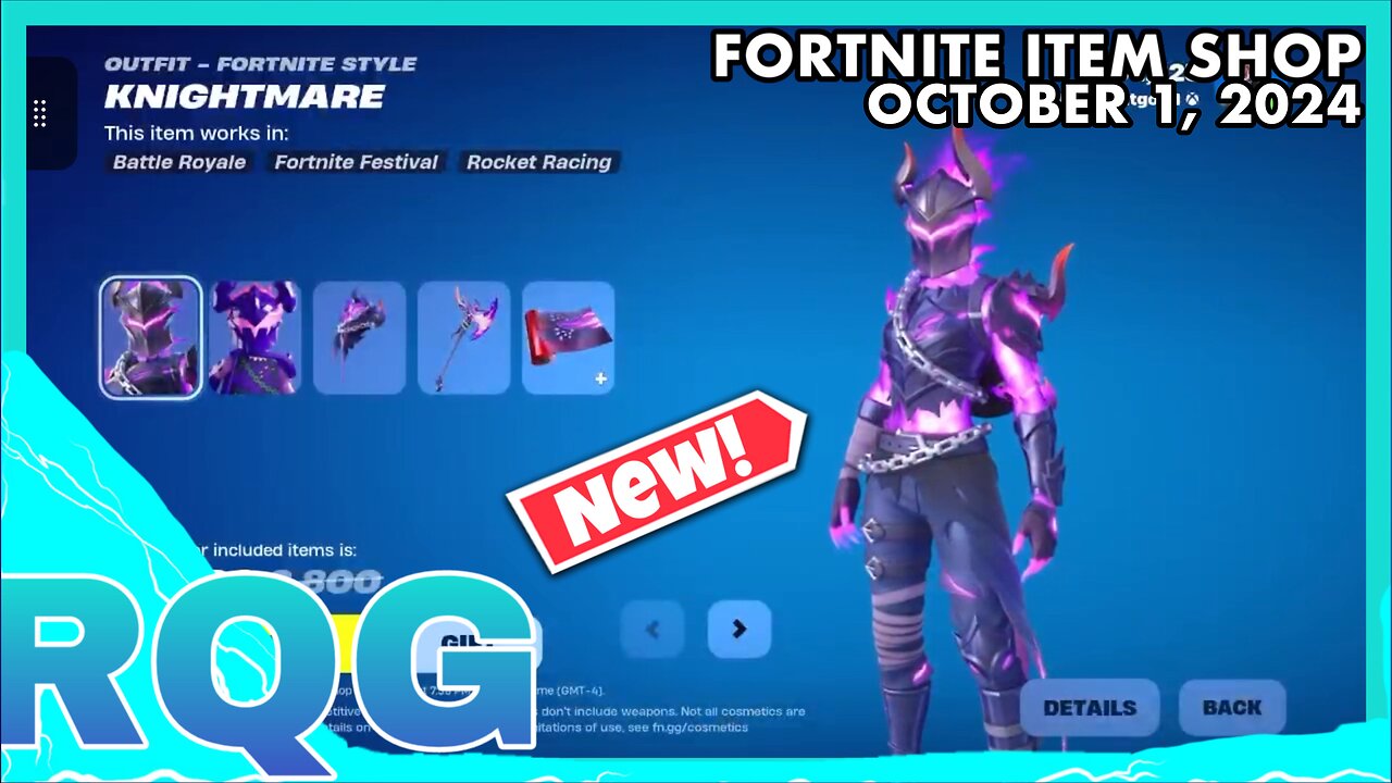 “NEW” KNIGHTMARE BUNDLE IS HERE! FORTNITE ITEM SHOP (October 1, 2024)