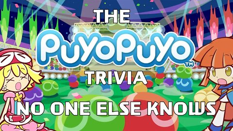 The Puyo Puyo Trivia No One Else Knows