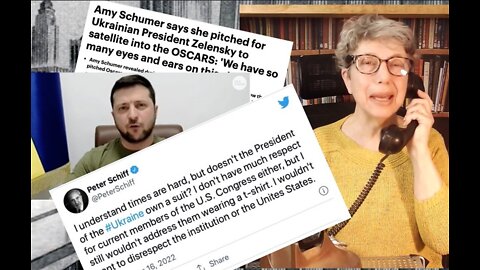 A Phone Call to Volodymyr Zelensky about the Oscars and a Suit