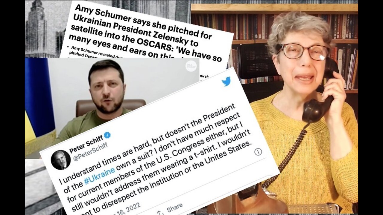 A Phone Call to Volodymyr Zelensky about the Oscars and a Suit