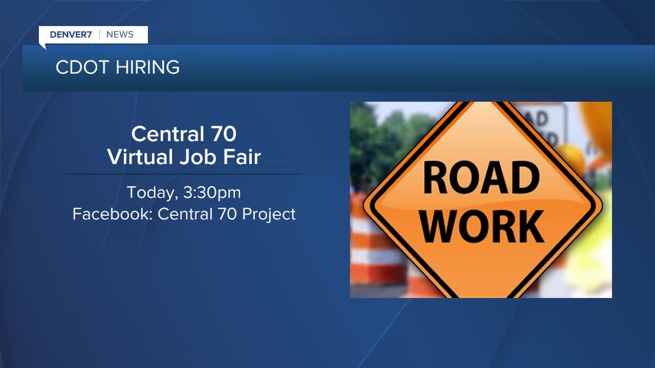 CDOT hosts virtual job fair for Central 70