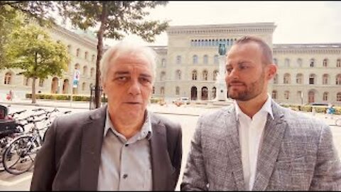 Pressemitteilung Volksinitiative Bargeld ist Freiheit -17.08.21 in Bern im Medienzentrum Bundeshaus