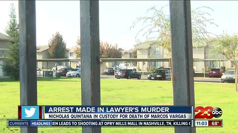 Arrest made in lawyer's murder