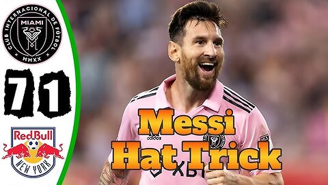 Messi Is Back - Inter Miami vs RB New York 7-1- All Goals & Highlights - 2024