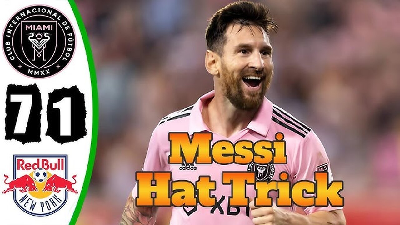 Messi Is Back - Inter Miami vs RB New York 7-1- All Goals & Highlights - 2024