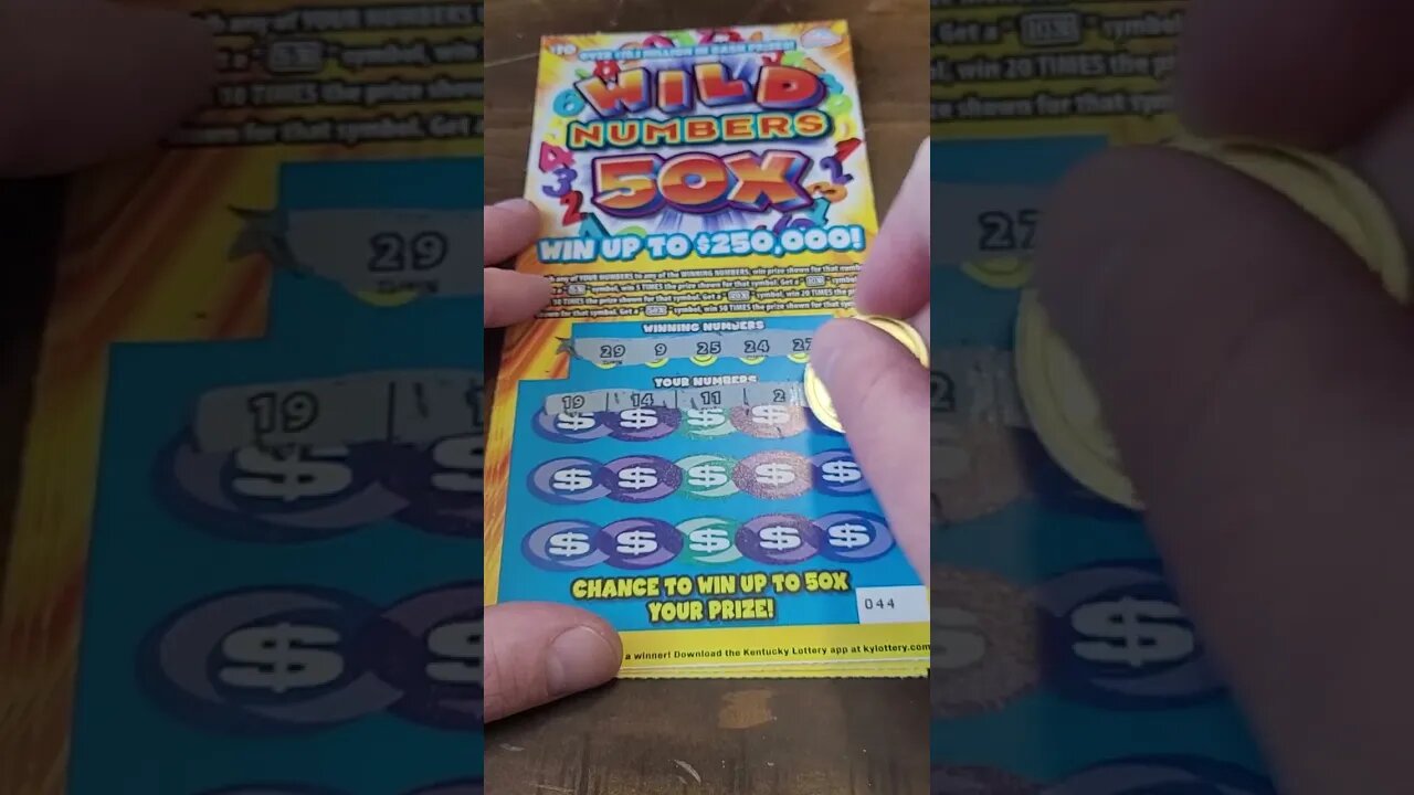 New Kentucky Scratch Off Lottery Tickets 50X!