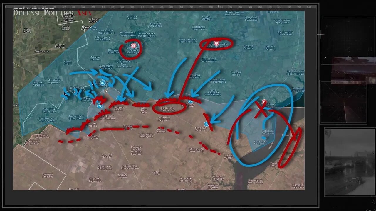 [ Kherson Offensive ] Ukraine attack Sukhanove, Pyatykhatky, Borozenske, Ishchenka; Pontoons rebuilt