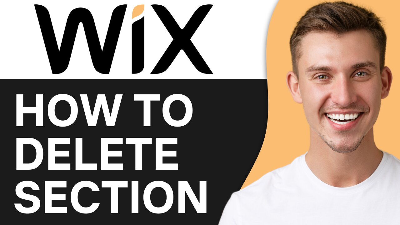 HOW TO DELETE A SECTION ON WIX