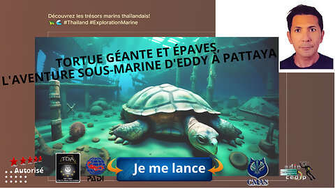 Tortue géante et épaves, L'aventure sous-marine d'Eddy à Pattaya