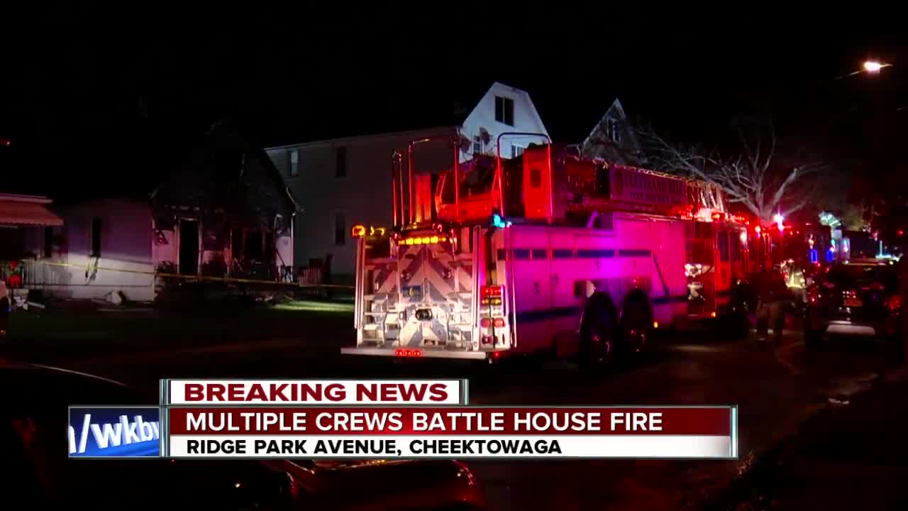 Man hospitalized after Cheektowaga house fire