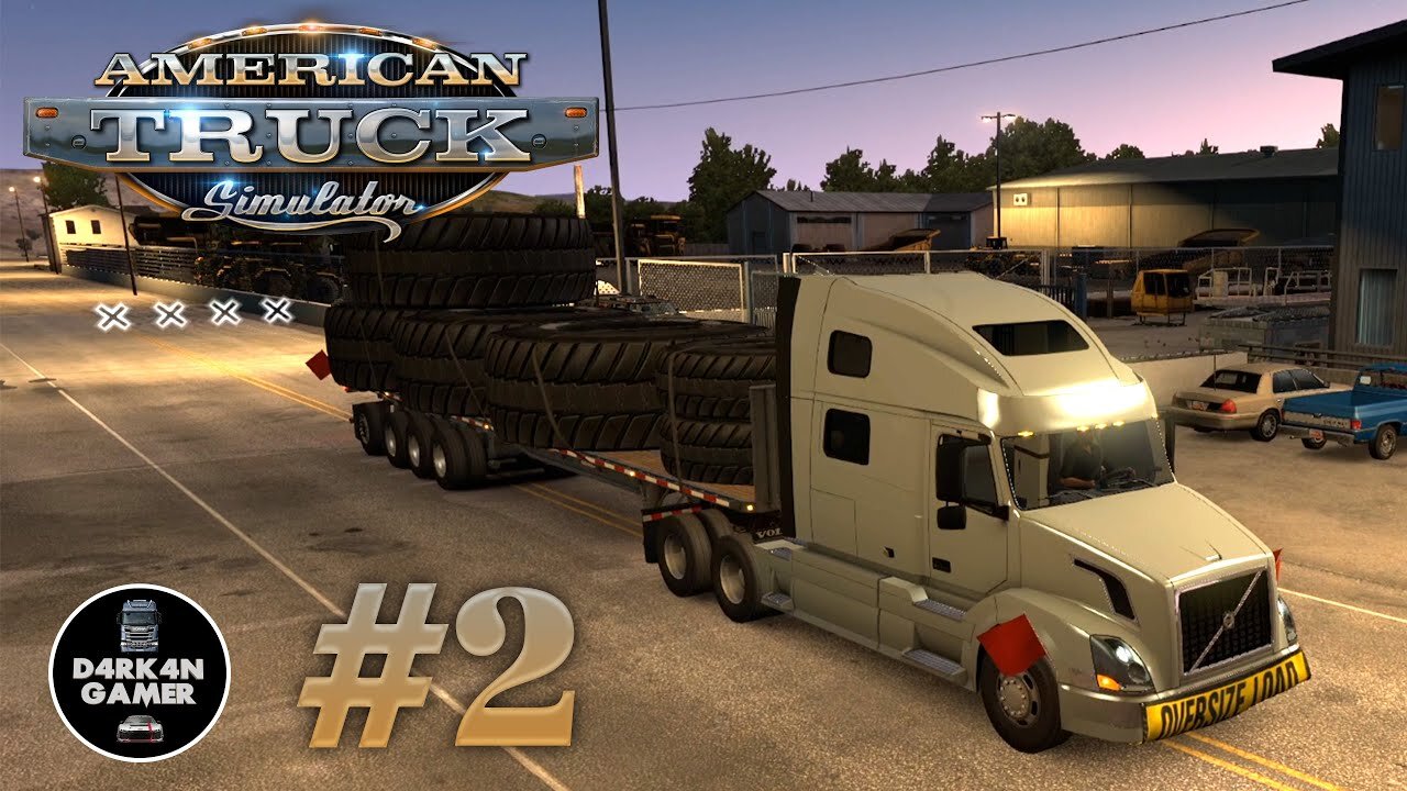 American Truck - Volvo VNL 730 - Gameplay D4rk4n Gamer - Thrustmaster T300 Alcantara