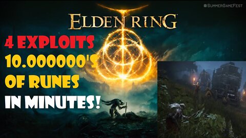 Elden Ring: MILLIONS OF EASY RUNES IN MINUTES ONLY-4 EPIC RUNE FARMIMG EXPLOITS IN SECRET AREA Guide