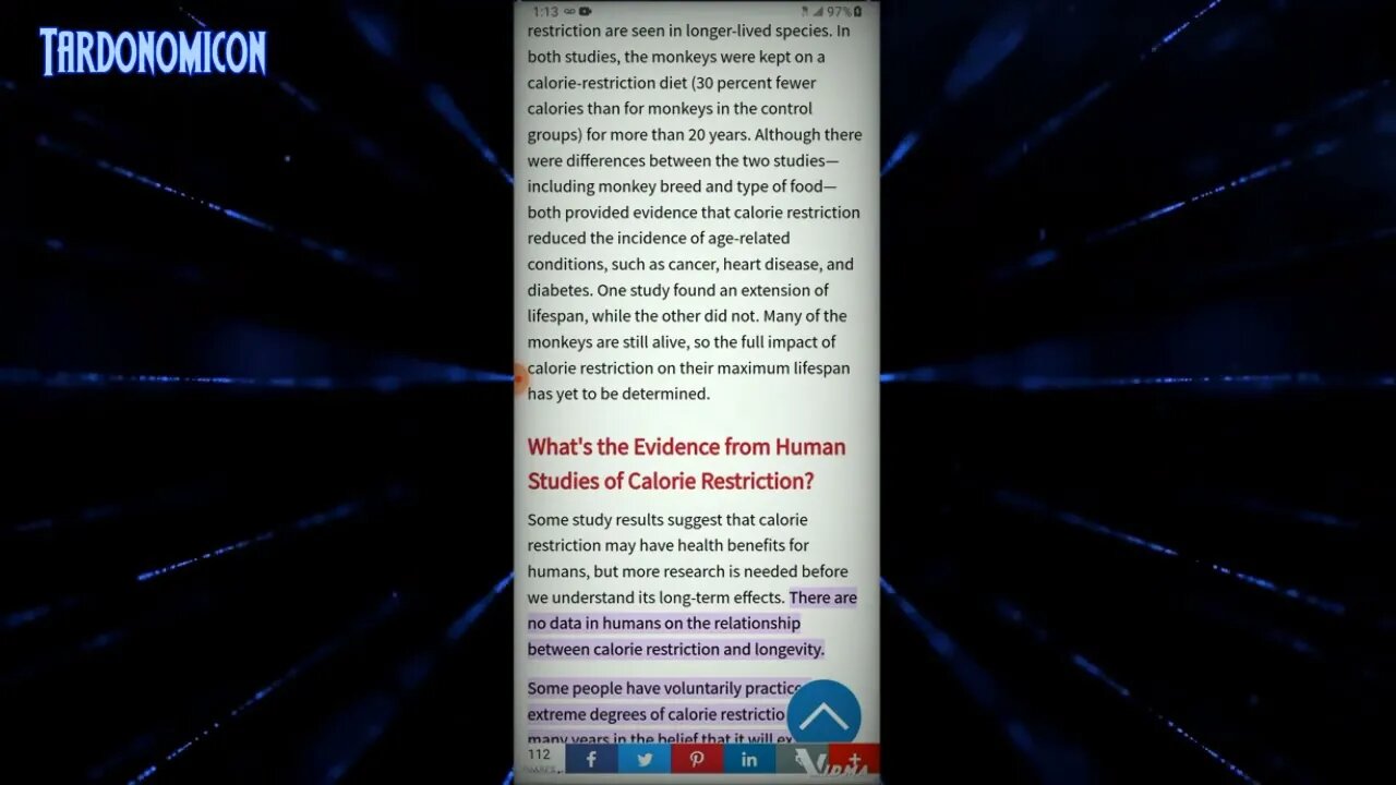 2022 08 12 1 Dr Roy Walford The Originator Of The CRON Diet Part #2
