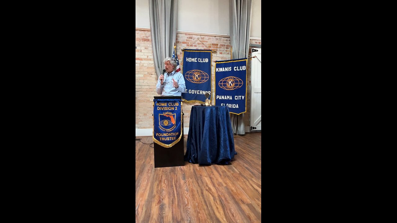 Lynne Sears, Backpack Blessings, at Kiwanis Club