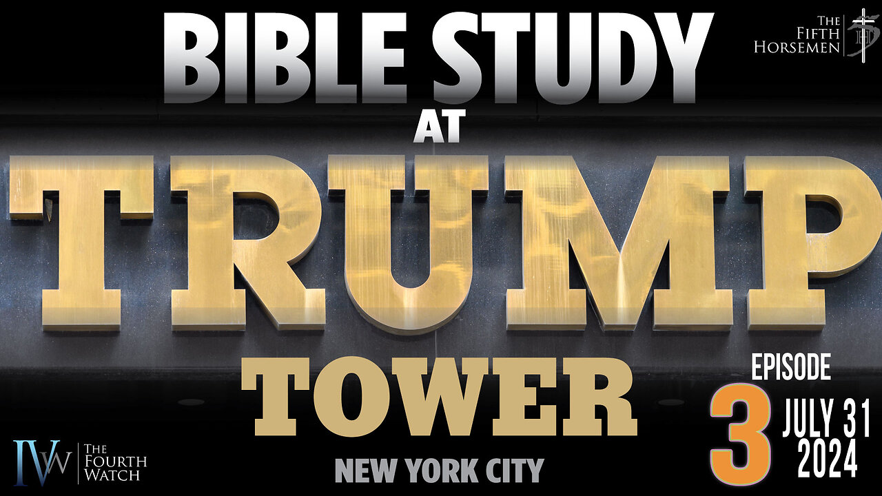 Bible Study LIVE at Trump Tower - the latter house will be better than the former - Haggai 2