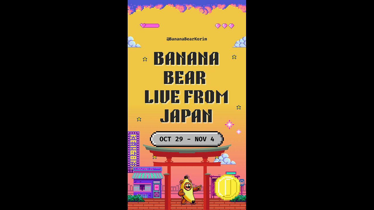 Banana Bear Goes to Japan