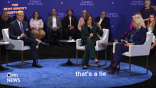 That's how she does it. Question: What is your plan to strengthen Social Security? Kamala: First of all, listen to my lies about President Trump... (lies + word salad) ...so, part of my plan is to continue to strengthen Social Security.