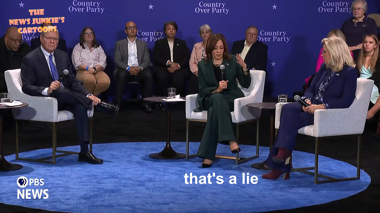 That's how she does it. Question: What is your plan to strengthen Social Security? Kamala: First of all, listen to my lies about President Trump... (lies + word salad) ...so, part of my plan is to continue to strengthen Social Security.