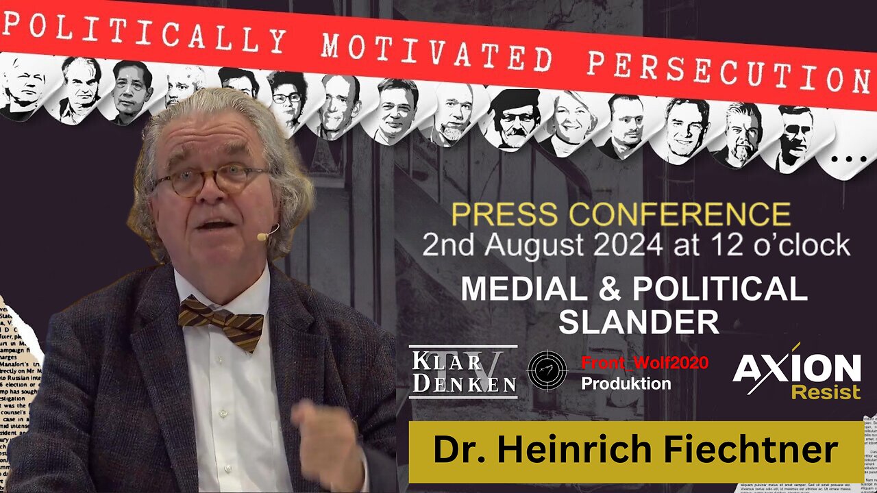 🔵⚡️Presentation: Dr. Heinrich Fiechtner at the AXION Resist press conference on 02.08.2024