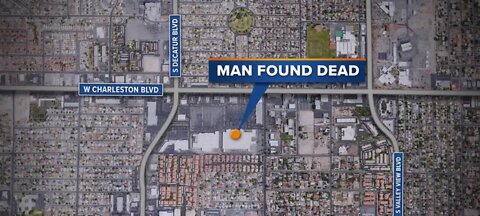 Man found dead behind Las Vegas Walmart.