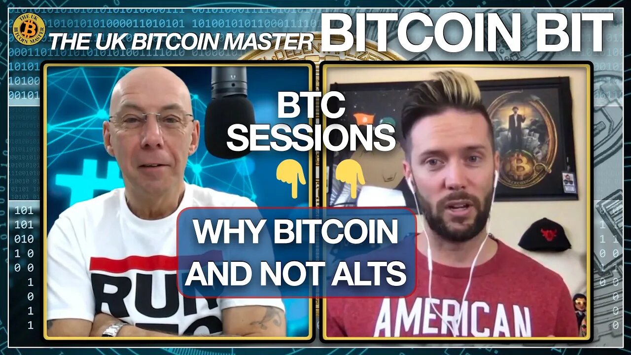 BTC SESSIONS - WHY BITCOIN AND NOT ALTS!