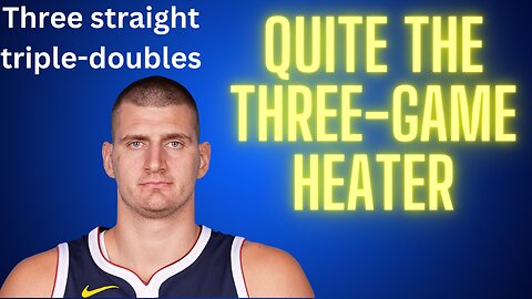 Nikola Jokic has put up a historic three-game stretch post All-Star break