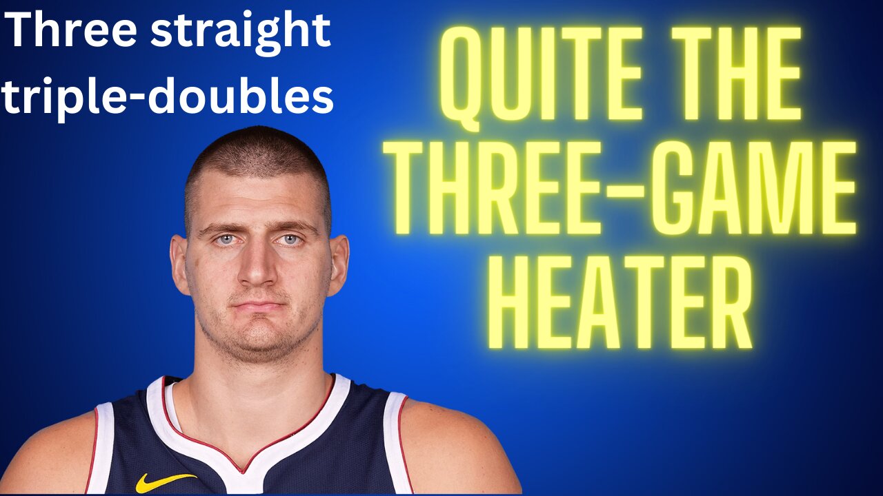 Nikola Jokic has put up a historic three-game stretch post All-Star break