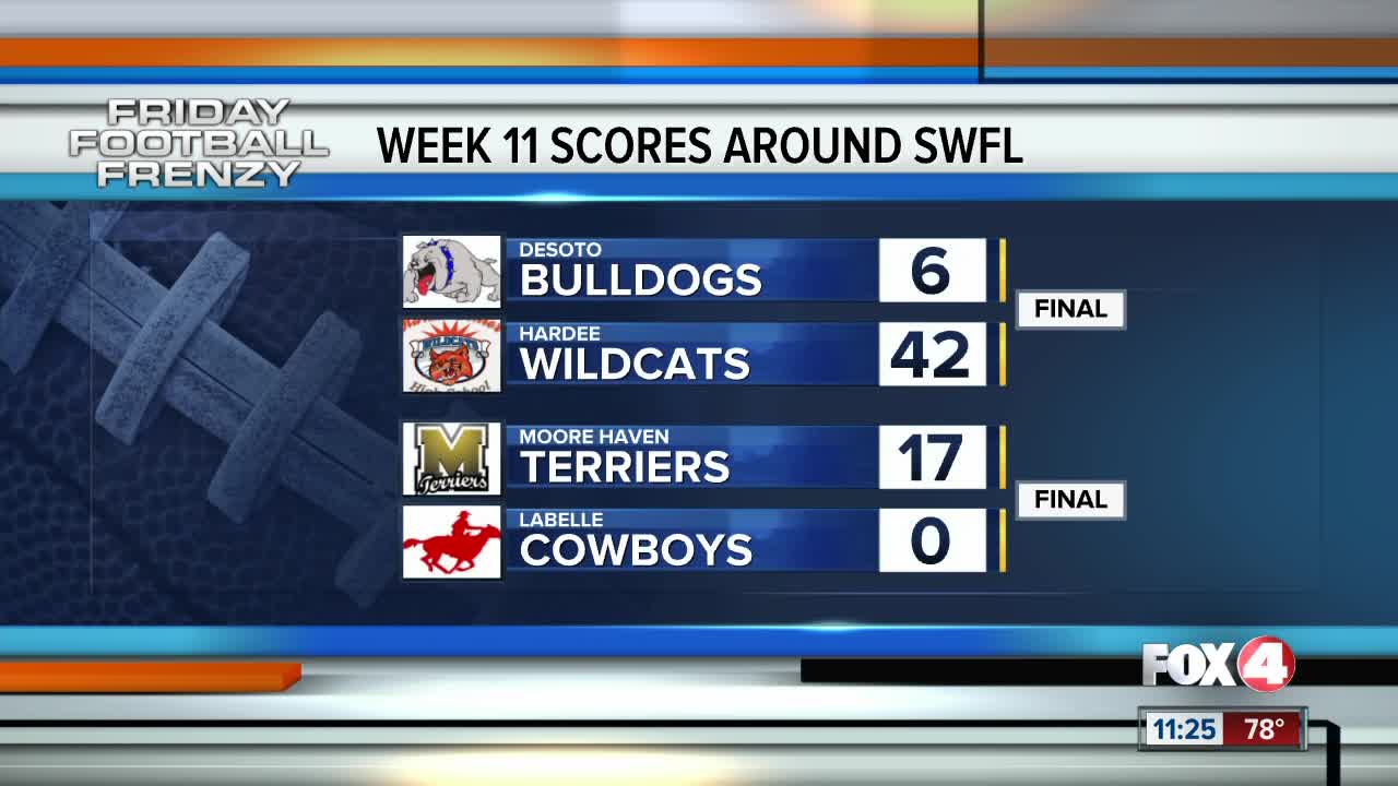 Week 11 high school football highlights and scores
