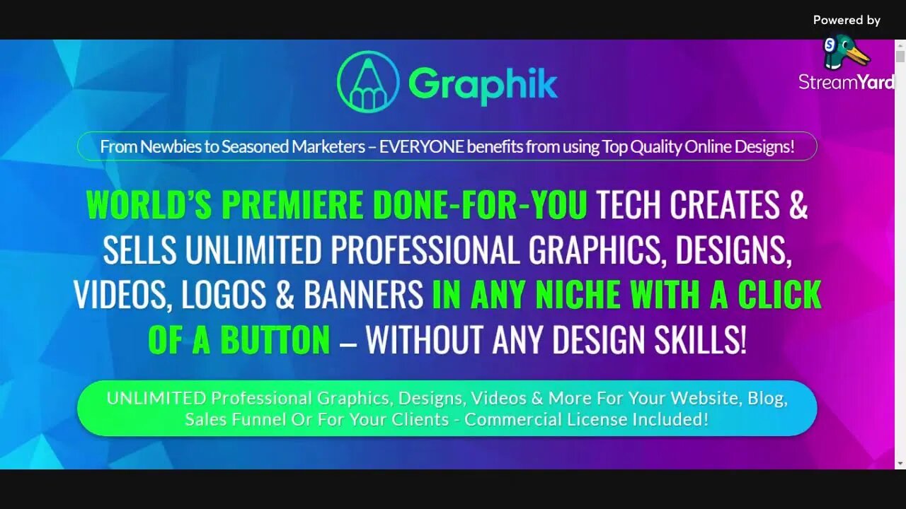 Graphik Software Review, Bonus, OTOs - Designs Social Media Posts, Banners, Logos