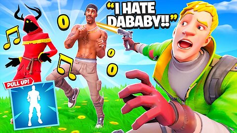 I Trolled With NEW DaBaby “Pull Up” TikTok Emote.. (Fortnite)