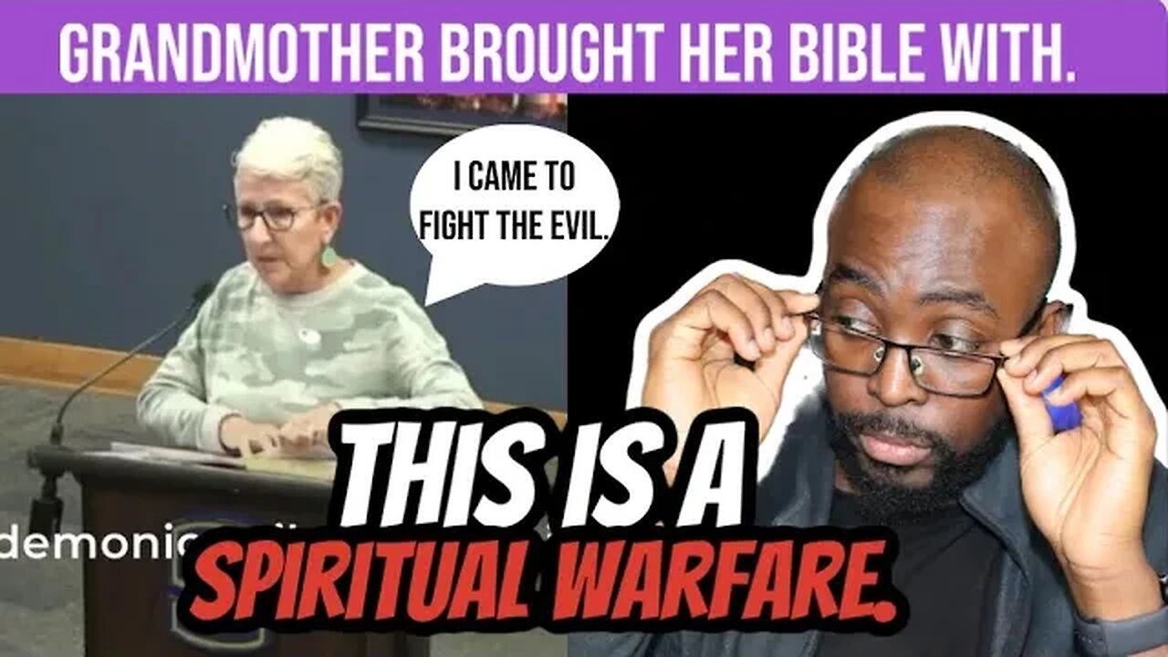 Grandmother Brought A Bible to the School Board Meeting. [Pastor Reaction]