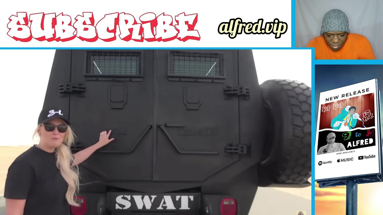Supercar Blondie Goes Off-Roading In Custom Police Vehicle In Dubai