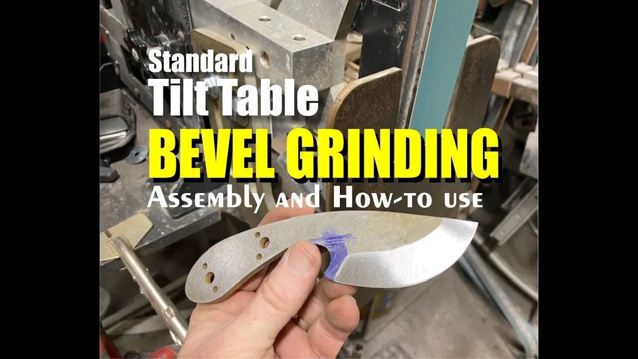 Standard Tilt Table Bevel Jig Assembly and How to Instructions