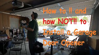 How To: Garage door opener Replacement