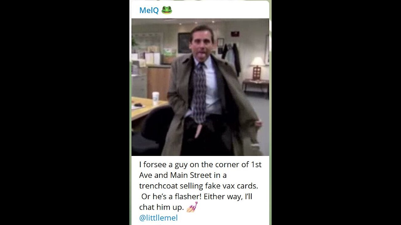 If you feel like a laugh - great post from 'MelQ' on Telegram.