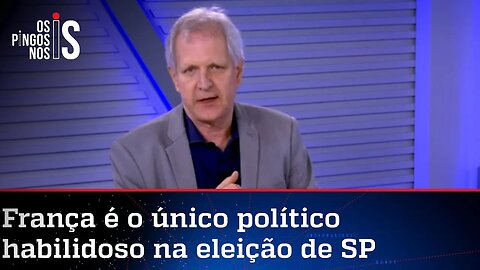 Augusto Nunes: Se Márcio França chegar ao segundo turno, ganha a eleição