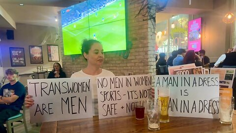 Feminist Shares What Happened When She Peacefully Protested Trans Movement At Local Bar In The UK