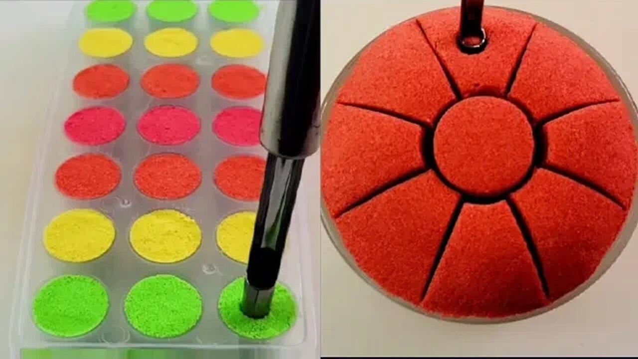 Satisfying ASMR Kinetic Sand Video Cutting #asmr #satisfying #kineticsand #trending