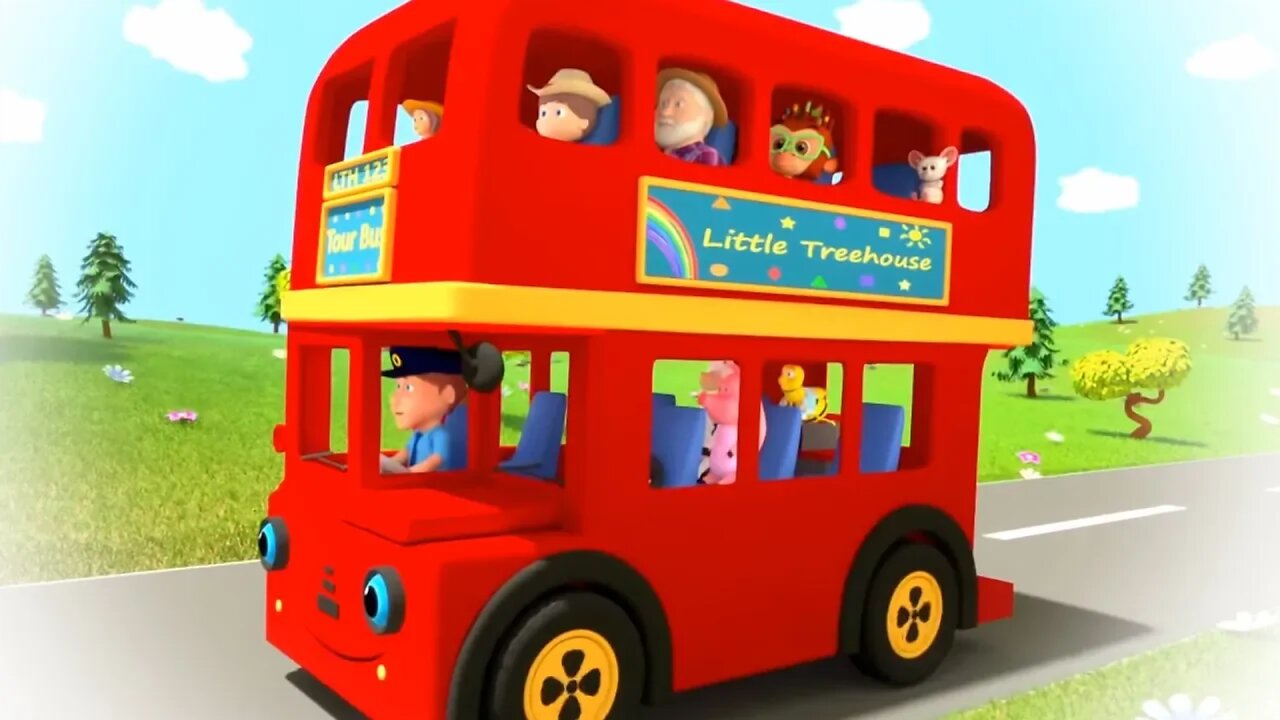 The Wheels On The Bus | Nursery Rhymes & Kids Songs by Little Treehouse