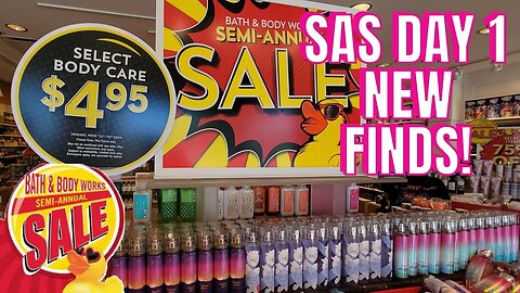 FIRST DAY OF SAS! | BATH & BODYWORKS |COME SHOP WITH ME! #bathandbodyworks #candles