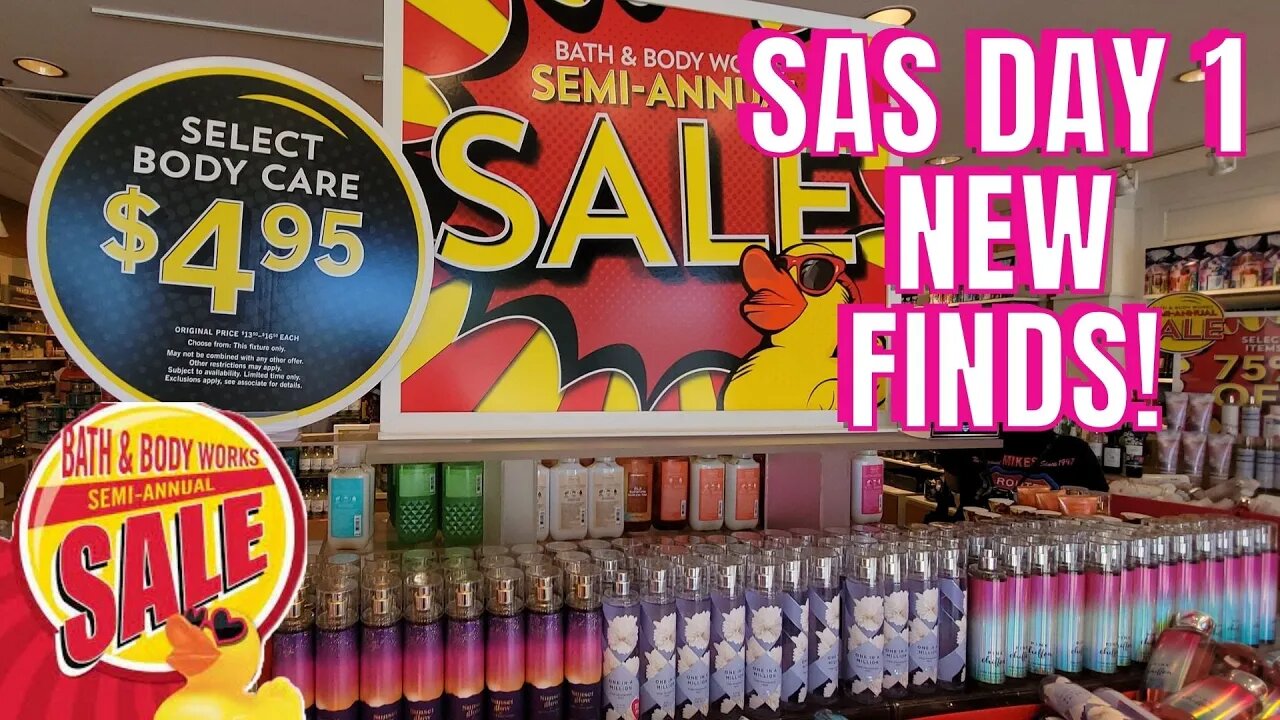 FIRST DAY OF SAS! | BATH & BODYWORKS |COME SHOP WITH ME! #bathandbodyworks #candles