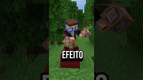 BLOCO COM EFEITO USANDO APENAS UM COMMAND BLOCK ! #shorts #minecraft