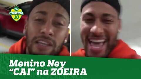 NEYMAR posta vídeo e entra na ZOEIRA do CAI-CAI!