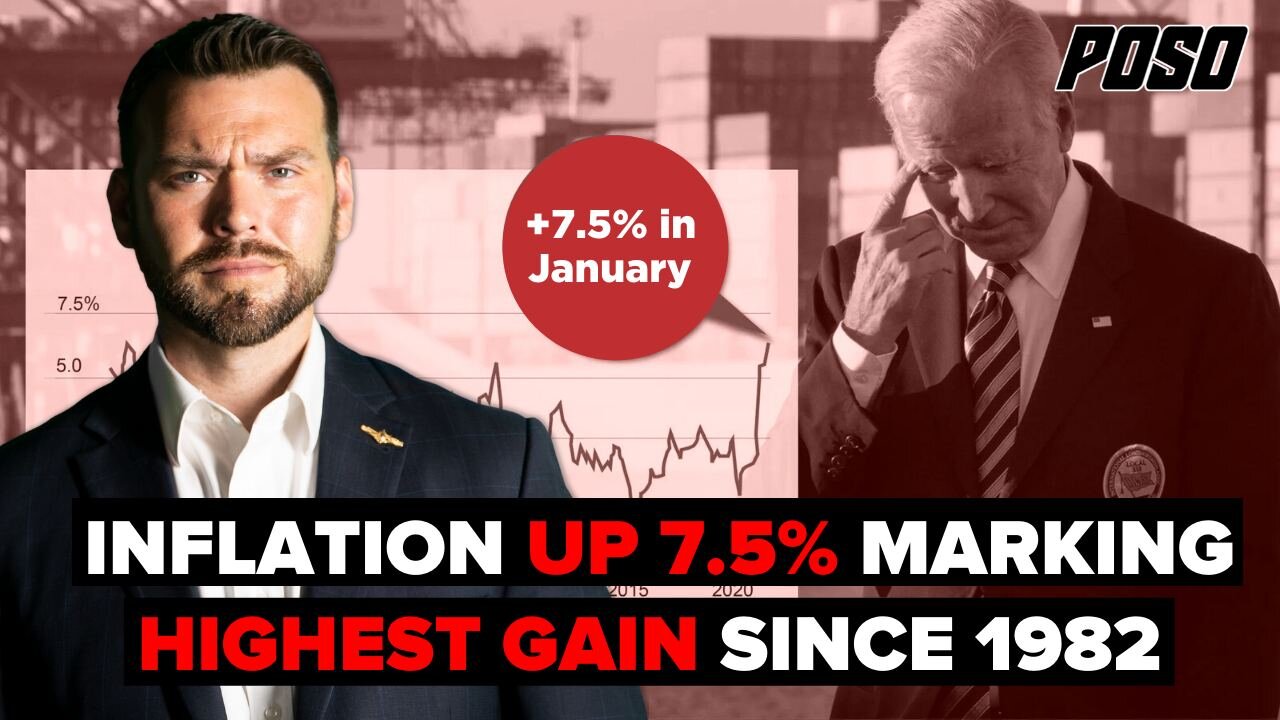 Inflation Up 7.5% Over Last Year, Marking Highest Gain Since 1982