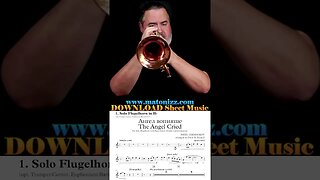 👼 The Angel Cried 👼 #flugelhorn #solo #chesnokov #trumpet #sheetmusic