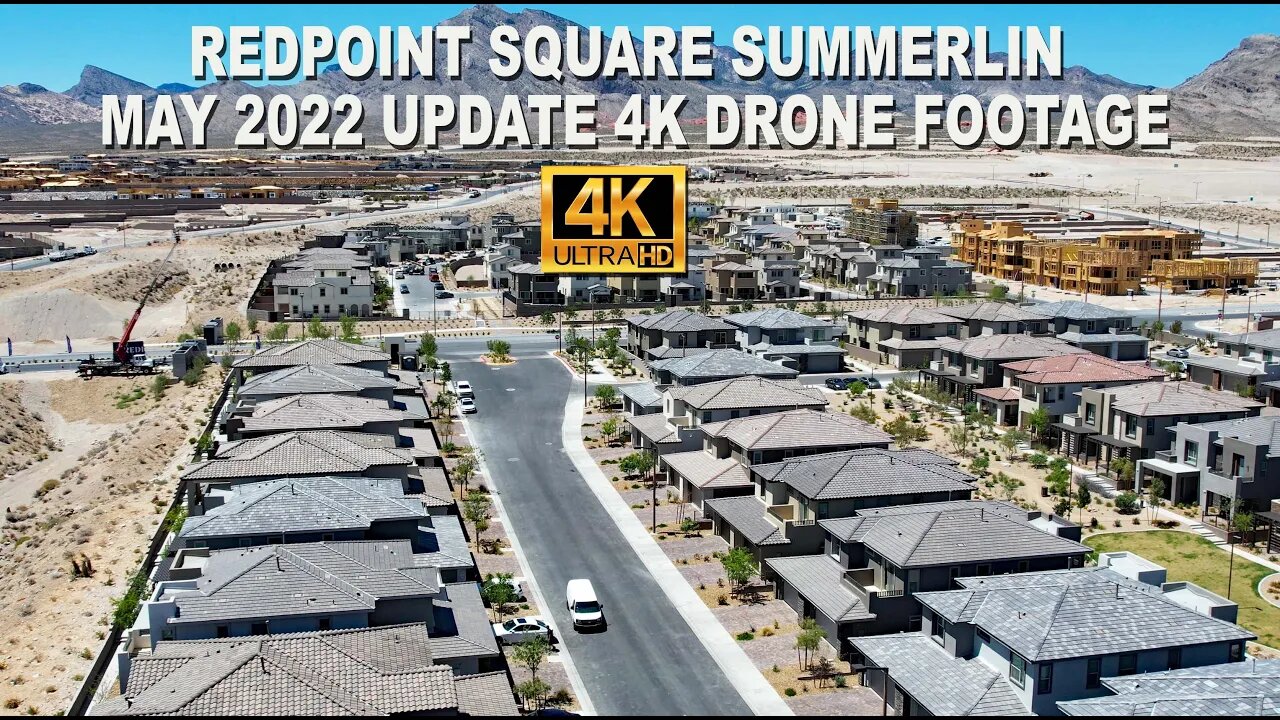 Redpoint Square Summerlin May 2022 Update 4K Drone Footage