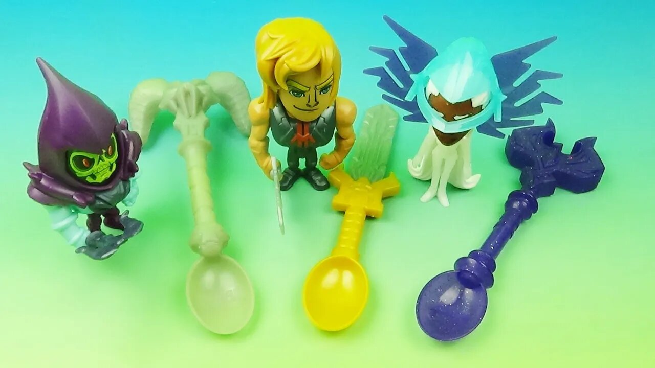 2022 HE-MAN and THE MASTERS OF THE UNIVERSE FULL set of 6 SONIC DRIVE IN COLLECTIBLES VIDEO REVIEW